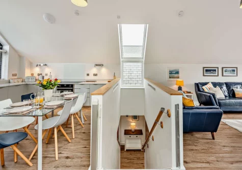 The living, dining area & kitchen at Pebble Links, Westward Ho!