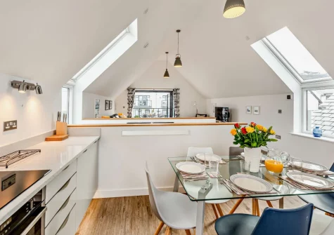 The kitchen & dining area at Pebble Links, Westward Ho!