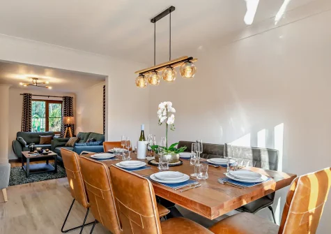 The dining area at Pebbles, Portreath