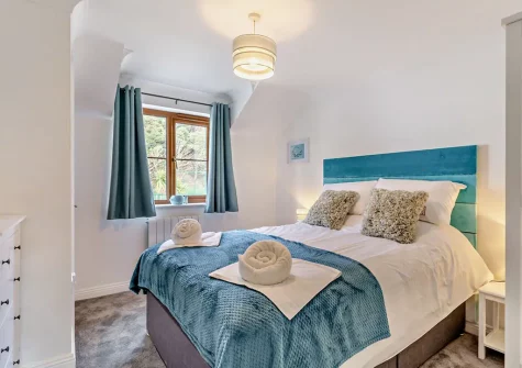 Bedroom #1 at Pebbles, Portreath