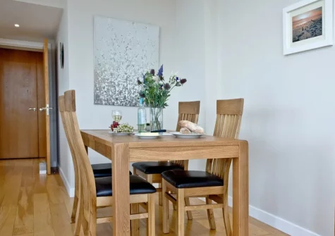 The dining area at Pebbles, Westward Ho!