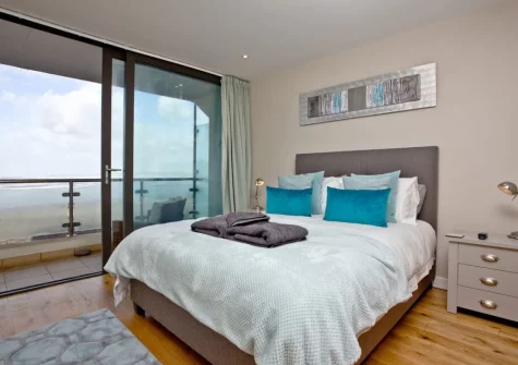 Bedroom #1 at Pebbles, Westward Ho!