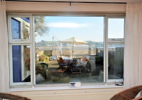 The view from the living area at Pedro, Appledore