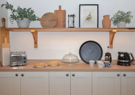 The kitchen at Peep O Day, West Buckland