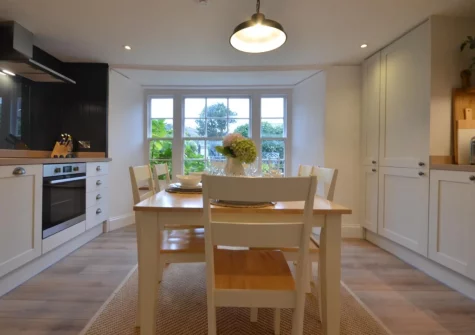 The kitchen & dining area at Peep O Day, West Buckland