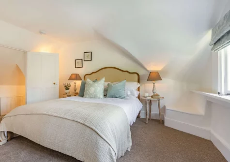 Bedroom #1 at Peep O Day, West Buckland