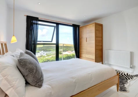 Bedroom #1 at Pen Y Mor, Mawgan Porth