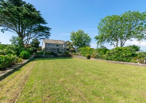 The garden at Pencarreg, Polruan