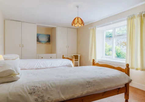 Bedroom #3 at Pendavey Farm House, Sladesbridge