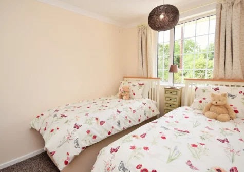 Bedroom #2 at Pendavey Lodge, Sladesbridge
