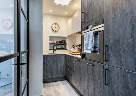 The kitchen at Pendeen, Fowey