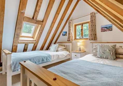 Bedroom #2 at Pendowr Lodge, Davidstow