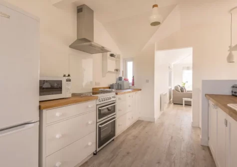 The kitchen at Pendragon House, Port Isaac