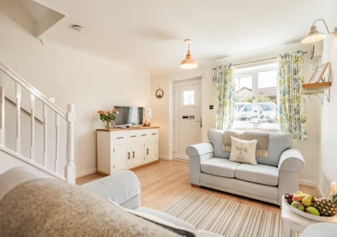 The living area at Pendrift, Padstow