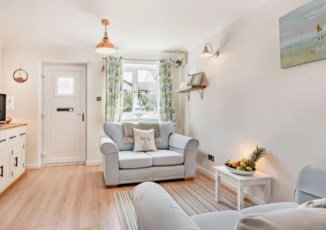 The living area at Pendrift, Padstow