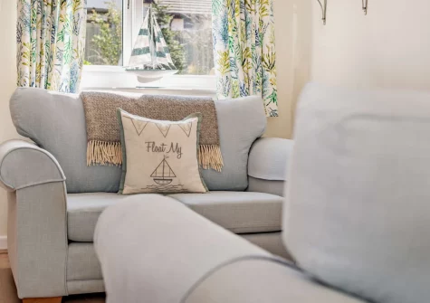The living area at Pendrift, Padstow