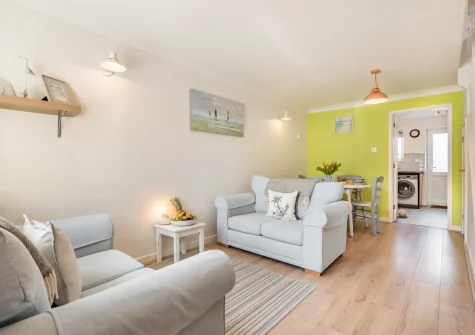 The living area at Pendrift, Padstow