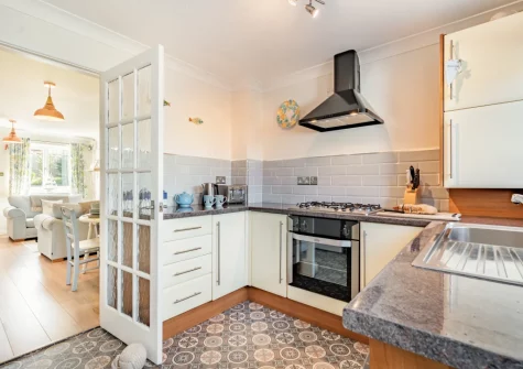 The kitchen at Pendrift, Padstow