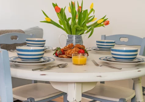 The dining area area at Pendrift, Padstow