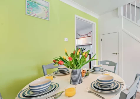 The dining area at Pendrift, Padstow