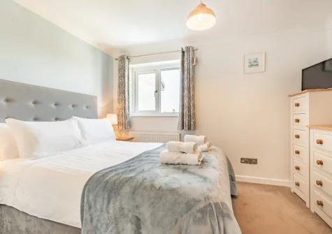 Bedroom #1 at Pendrift, Padstow