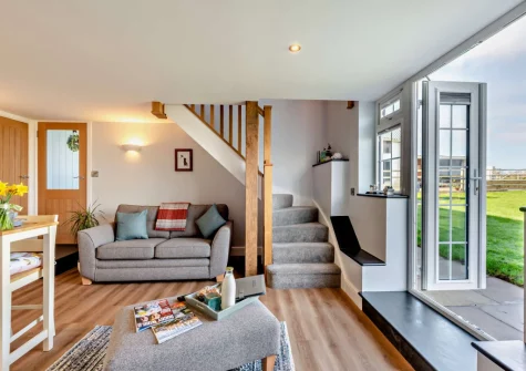 The living area at Penhill Tack Room, Fremington