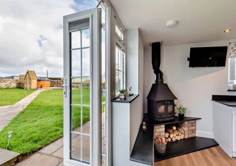 The living area at Penhill Tack Room, Fremington