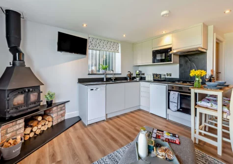 The kitchen & dining area at Penhill Tack Room, Fremington