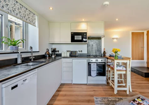 The kitchen & dining area at Penhill Tack Room, Fremington