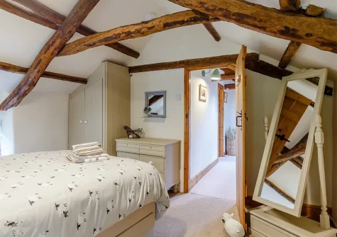 Bedroom #1 at Penny Bun Cottage, Polyphant