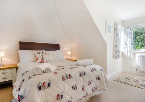 Bedroom #1 at Penthouse at Lemain Garden Apartments, Looe