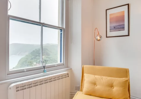 Bedroom #1 at Penthouse Channel View, Lynton