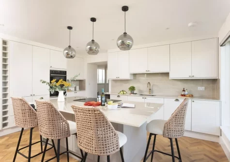 The kitchen at Pentire Beach House, Newquay