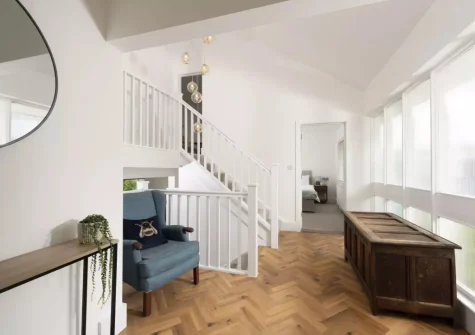 The first floor landing at Pentire Beach House, Newquay