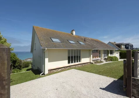 Pentire Beach House has private parking for up to three cars