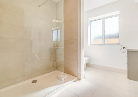 Bedroom #1 en-suite shower room at Pentire, Trevone