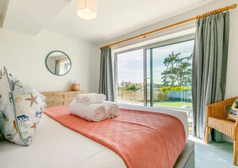 Bedroom #2 at Pentire, Trevone