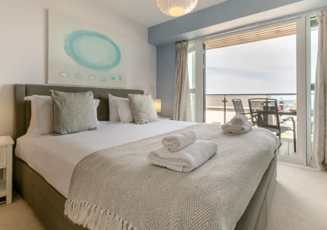 Bedroom #1 at Pentire View, Newquay