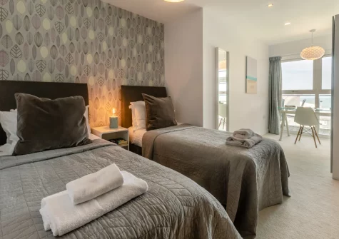 Bedroom #2 at Pentire View, Newquay