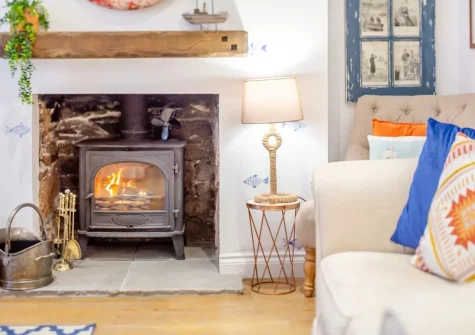 The living room at Pentreath, Kingsand