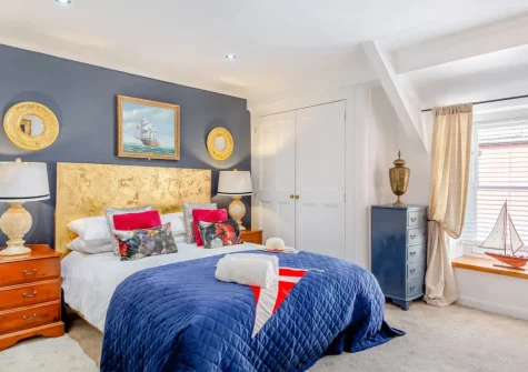 Bedroom #1 at Pentreath, Kingsand