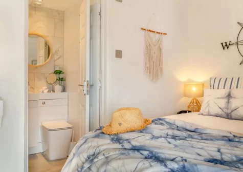 Bedroom #2 at Pentreath, Kingsand