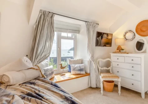 Bedroom #2 at Pentreath, Kingsand