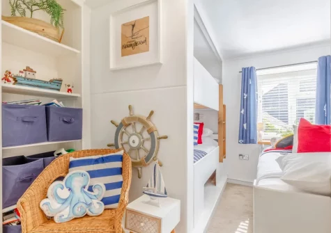 Bedroom #4 at Pentreath, Kingsand