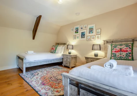 Bedroom #4 at Penvith Farmhouse, Saint Martin-by-Looe