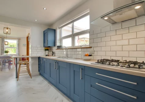 The kitchen at Penwhine, St Merryn