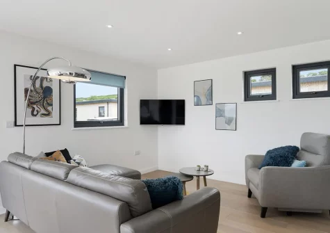 The living area at Perrywinkle, Ashton