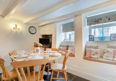 The dining area at Petroc, Looe