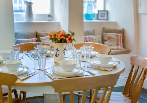 The dining area at Petroc, Looe