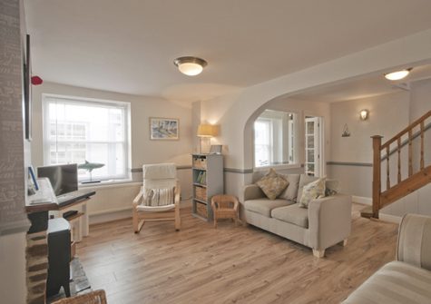 The living area @ Phoenix Cottage, Bideford